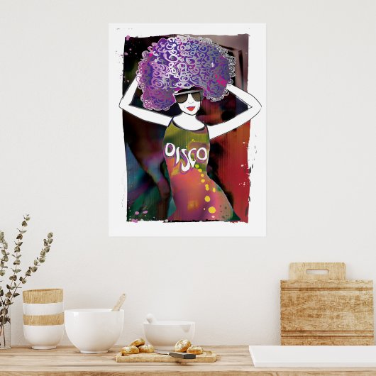 Disco Diwa Poster (Küche)