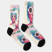 Disco-Doll-Socken für Frauen Socken (Rechts)