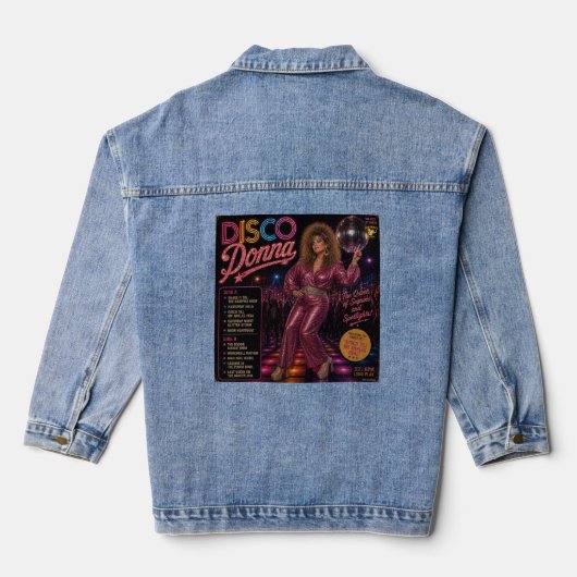 Disco Donna Album Jeansjacke (Rückseite)