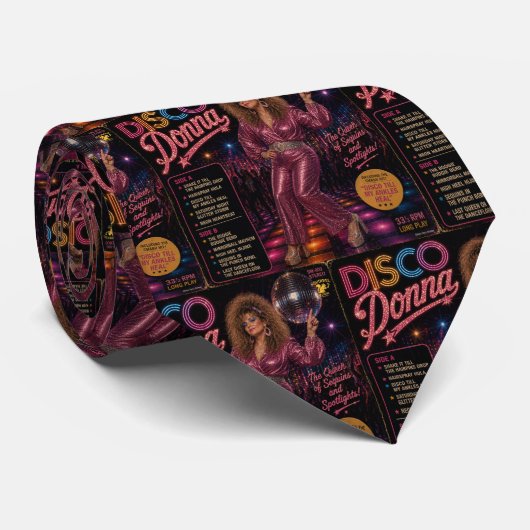 Disco Donna Album Krawatte (Gerollt)