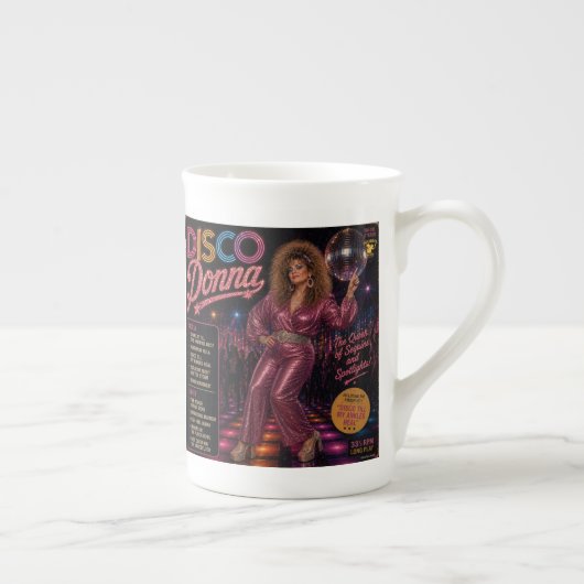 Disco Donna & Disco Dazzler Porzellantasse (Rechts)