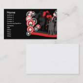 Disco-Drehbeschleunigung Visitenkarte (Vorne/Hinten)