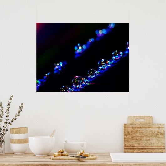 Disco Drops Poster (Küche)