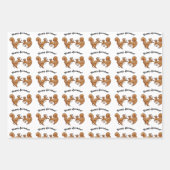 Disco Eichhörnchen Geburtstag Geschenkpapier Set (Vorderseite 3)