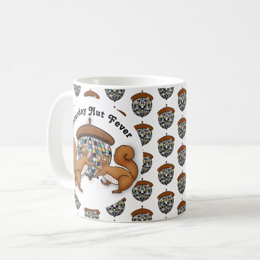 Disco Eichhörnchen Kaffeetasse (Vorderseite Links)