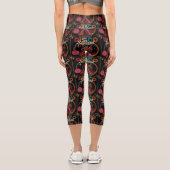 Disco-Eichhörnchen-Königin Capri Leggings (Rückseite)