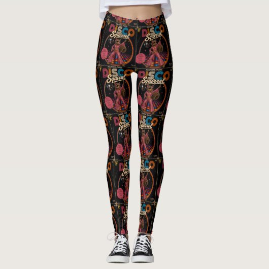 Disco-Eichhörnchen-Königin Leggings (Vorderseite)