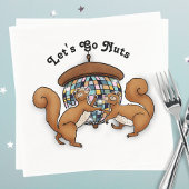 Disco Eichhörnchen Serviette