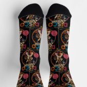 Disco Eichhörnchen Socken (Oben)