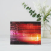 Disco Electronic Music Techno Party Einladungspostkarte (Stehend Vorderseite)