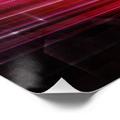 Disco Electronic Music Techno Party Poster (Ecke)