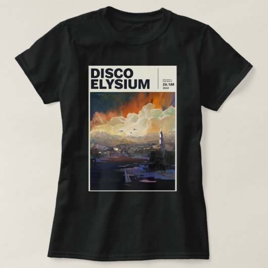 Disco Elysium Essential T Shirt (Design vorne)