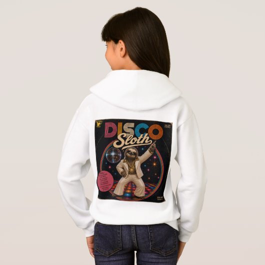 Disco Faultier Hoodie (Schwarz voll)