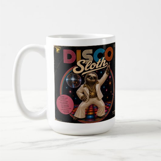 Disco Faultier Kaffeetasse (Links)