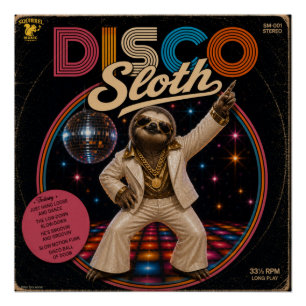 Disco Faultier Poster