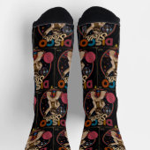 Disco Faultier Socken (Oben)