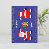 Disco Feiertagskarte (Stehend Vorderseite)