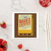 Disco Fever 8-Track-Themenparty-Design Serviette (Beispiel)