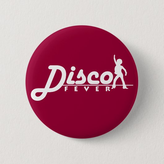 Disco-Fieber-Knopf Button (Vorderseite)