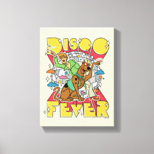 Disco-Fieber mit Scooby und Shaggy Leinwanddruck