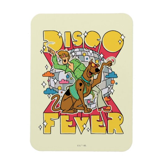 Disco-Fieber mit Scooby und Shaggy Magnet (Vertikal)