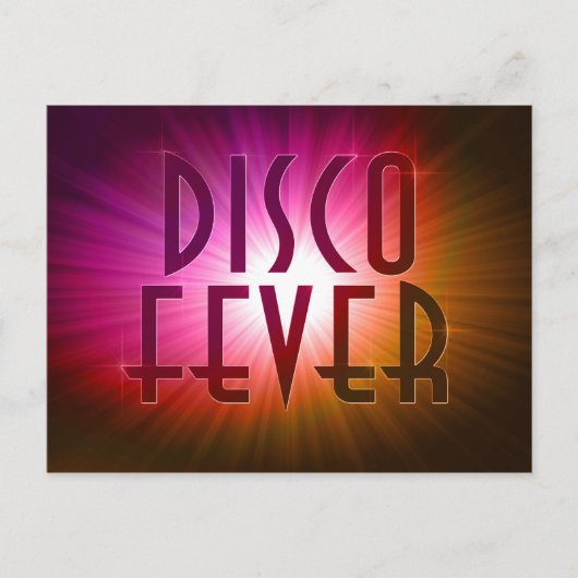 Disco Fieber Postkarte (Vorderseite)