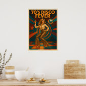 Disco Fieber V02 der 70er Poster (Küche)