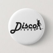 Disco-Fieberknopf Button (Vorderseite)