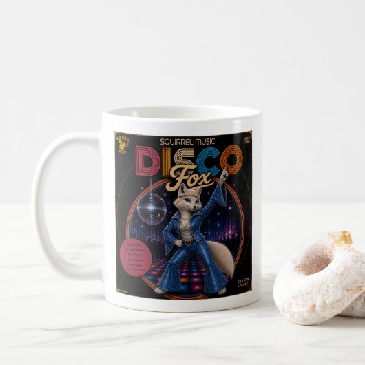 Disco Fox Duo Kaffeetasse (Mit Donut)