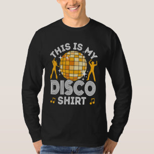 Disco Frauen Männer 70er & 80er Kostüm Das ist mei T-Shirt