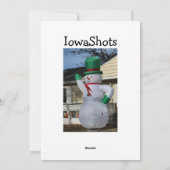 Disco Frosty Feiertagskarte (Rückseite)