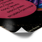 Disco Fuchs Poster (Ecke)