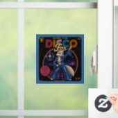 Disco-Füchsin Fensteraufkleber (Zuhause)
