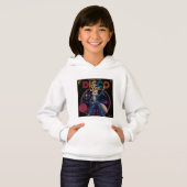 Disco-Füchsin Hoodie (Vorne ganz)