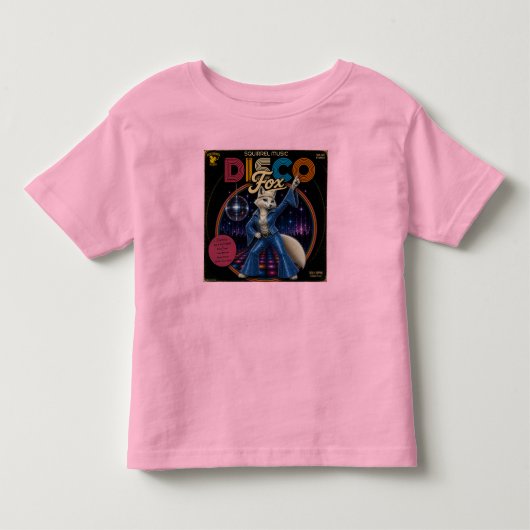 Disco-Füchsin Kleinkind T-shirt (Vorderseite)