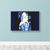 Disco Gal Fredda 70 Leinwanddruck (Insitu (Holzboden))