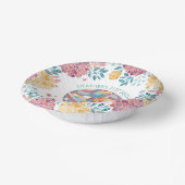 Disco Garden Party Retro Florenz Pappteller (Gewinkelt)