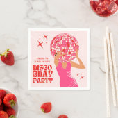 Disco Girl Serviette (Beispiel)