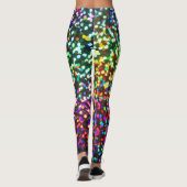 Disco-Glitzer-Rave Leggings (Rückseite)