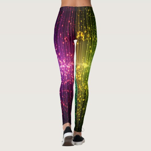 Disco-Glitzern Leggings (Rückseite)