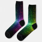 Disco-Glitzern Socken (Linkes Detail)