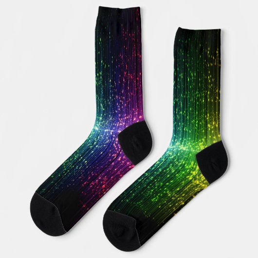 Disco-Glitzern Socken (Linkes Detail)