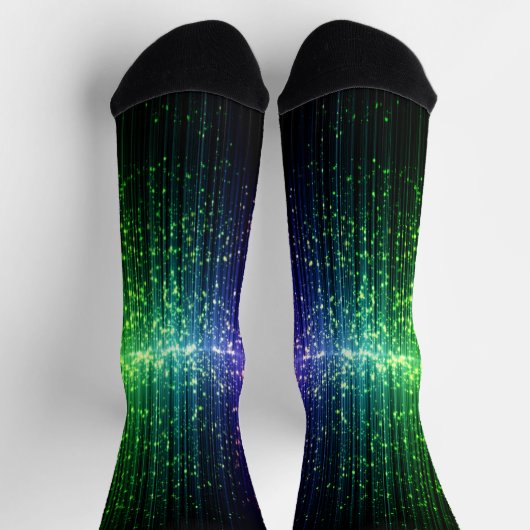 Disco-Glitzern Socken (Oben)