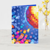 disco globe karte (Gelbe Blume)