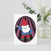 Disco Gnome Night Fee Postkarte (Stehend Vorderseite)