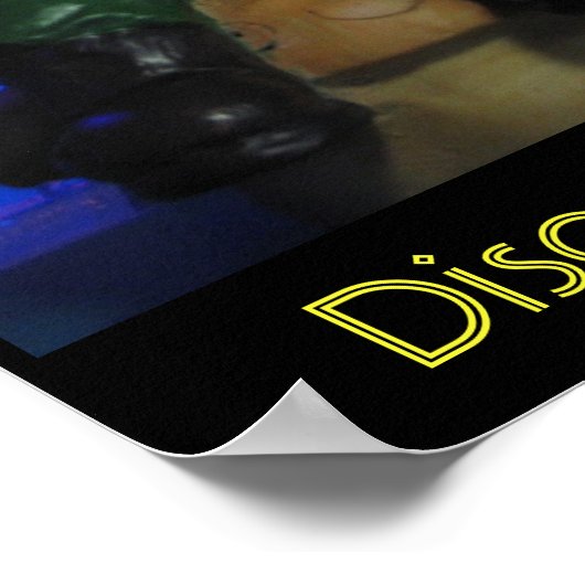 Disco Gnome Poster (Ecke)