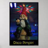 Disco Gnome Poster (Vorne)