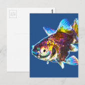 Disco Goldfish Postkarte (Vorne/Hinten)