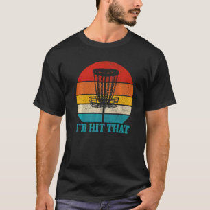 Disco Golf Ich würde diesen Vintagen Disc Golfing T-Shirt