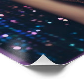 Disco Goth Girl Poster (Ecke)